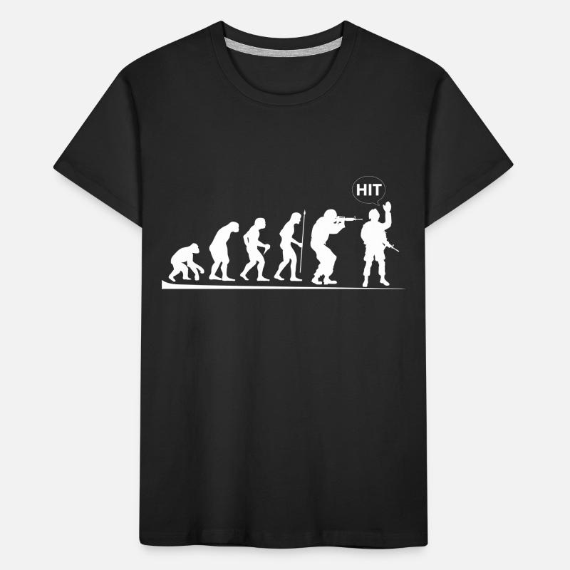 Man and his evolution HIT Kids' Premium Organic T-Shirt
