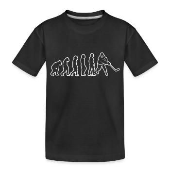 Joueur de hockey sur glace Fan de hockey sur glace Équipe de hockey sur glace - T-shirt bio Premium Enfant - noir - Devant