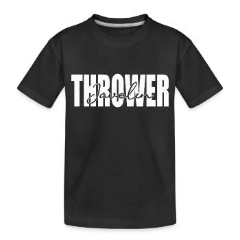 Javelot Lancer Javelot Lancer Cadeau - T-shirt bio Premium Enfant - noir - Devant
