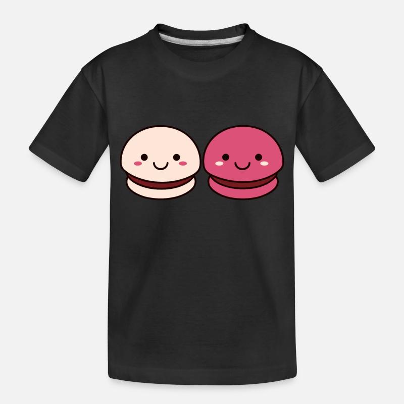 macaron - T-shirt bio Premium Enfant - noir