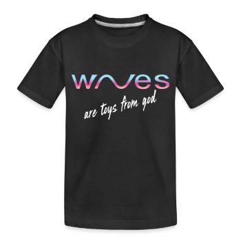 Jouets Waves de Dieu - T-shirt bio Premium Enfant - noir - Devant