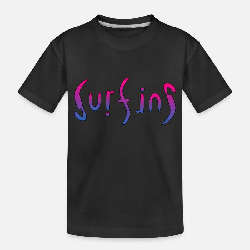 Surf - T-shirt bio Premium Enfant - noir