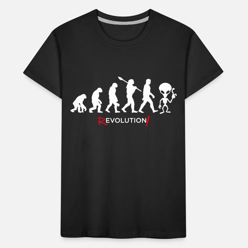 Revolution - Evolution Man Fun Twist 15 Kinder Premium Bio T-Shirt
