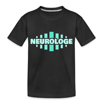 Neurologist as a profession - Kids' Premium Organic T-Shirt - black - Front