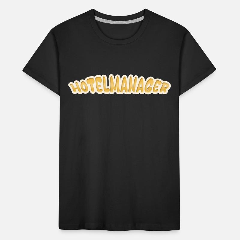 Job Hotel Manager Kids' Premium Organic T-Shirt