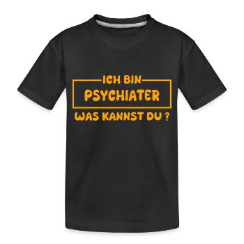 Profession Psychiatrist - Kids' Premium Organic T-Shirt - black - Front