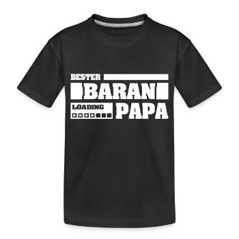 Baran als Vorname - Kinder Premium Bio T-Shirt - Schwarz - Vorne