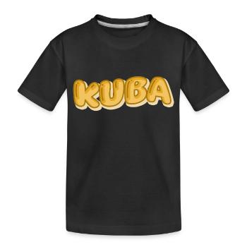 Kuba - Kinder Premium Bio T-Shirt - Schwarz - Vorne