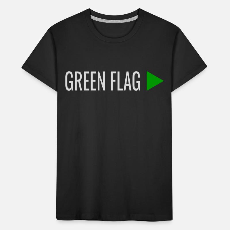 Signes de relation DRAPEAU VERT T-shirt bio Premium Enfant
