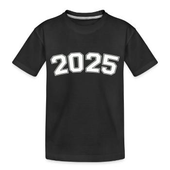 2025 - Kinder Premium Bio T-Shirt - Schwarz - Vorne