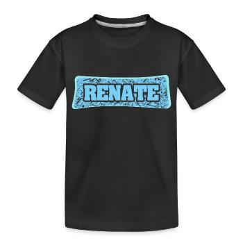 Nom Renate - T-shirt bio Premium Enfant - noir - Devant
