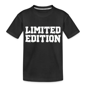 limited edition - Kinder Premium Bio T-Shirt - Schwarz - Vorne