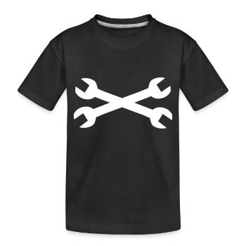 Clé - Outil - T-shirt bio Premium Enfant - noir - Devant