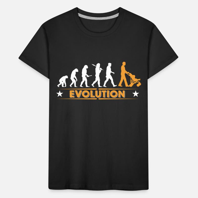 Walking Dad - Evolution T-shirt bio Premium Enfant