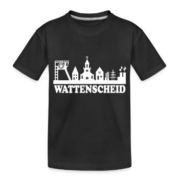 Skyline Wattenscheid - T-shirt bio Premium Enfant - noir - Devant