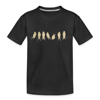 Sing - Kids' Premium Organic T-Shirt - black - Front