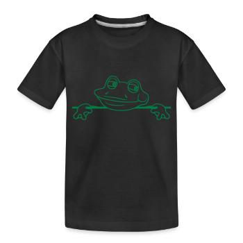 nom zone de signe écrire texte cadre frontière mau - T-shirt bio Premium Enfant - noir - Devant