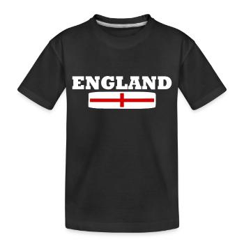 England - T-shirt bio Premium Enfant - noir - Devant