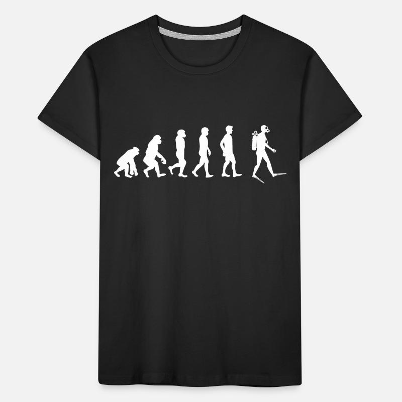 Évolution des plongeurs T-shirt bio Premium Enfant