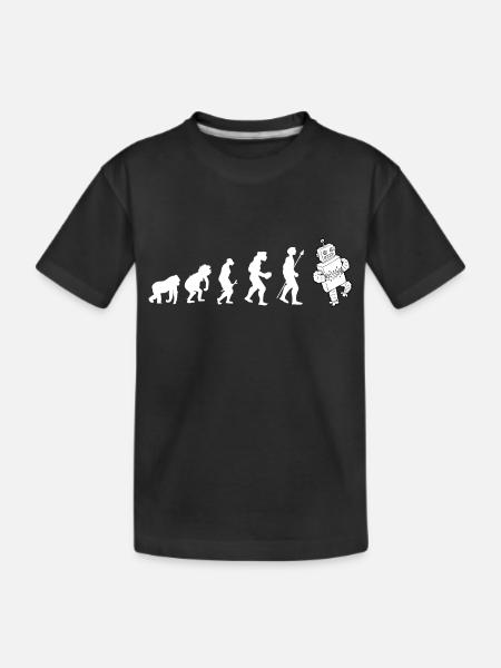 Evolution robot idée cadeau - T-shirt bio Premium Enfant - noir