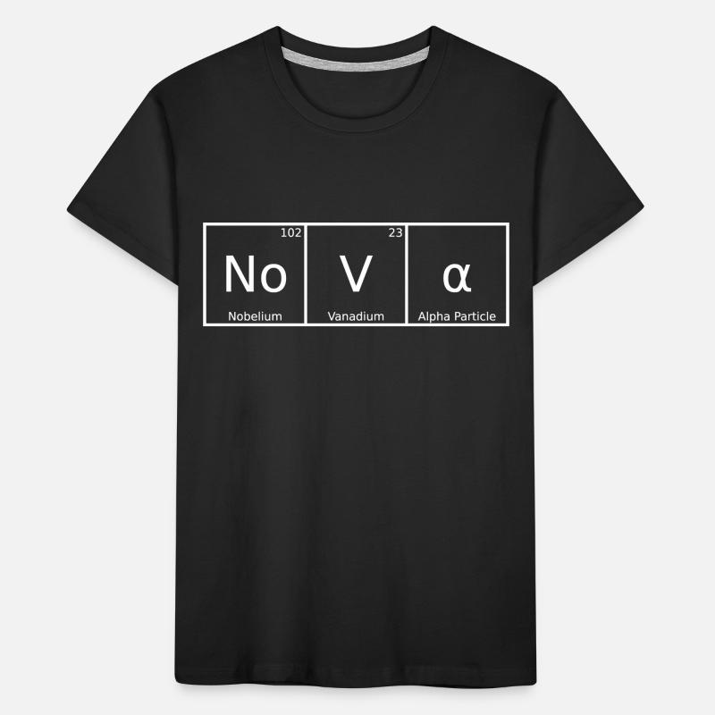 Nova Name First Name Chemistry Periodic Table Elements Kids' Premium Organic T-Shirt