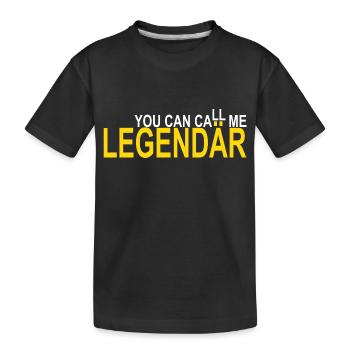 Appelez-moi Légendaire - T-shirt bio Premium Enfant - noir - Devant