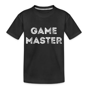 GAME MASTER (MESSAGE) - T-shirt bio Premium Enfant - noir - Devant