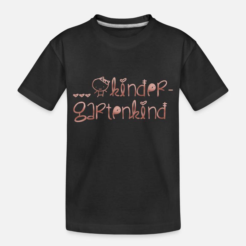 Kindergartenkind - Kinder Premium Bio T-Shirt - Schwarz