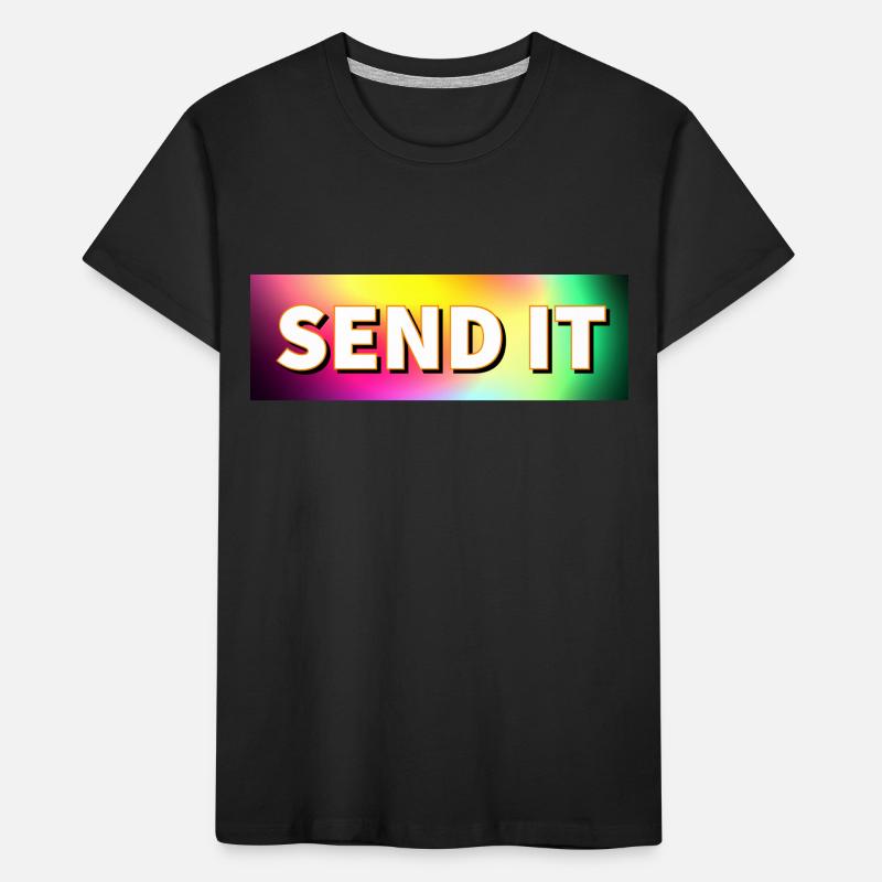 SEND IT Boxlogo Kinder Premium Bio T-Shirt