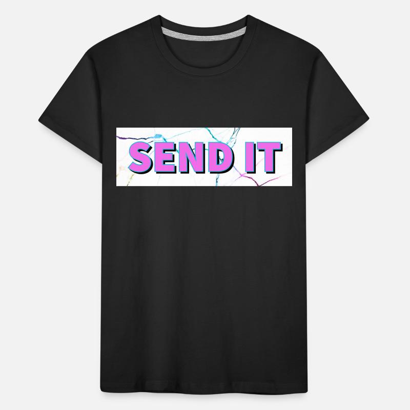 SEND IT Boxlogo Kinder Premium Bio T-Shirt
