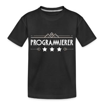 Programmierer Beruf - Kinder Premium Bio T-Shirt - Schwarz - Vorne