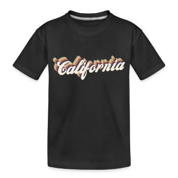 Jahrgang Kalifornien - Kinder Premium Bio T-Shirt - Schwarz - Vorne
