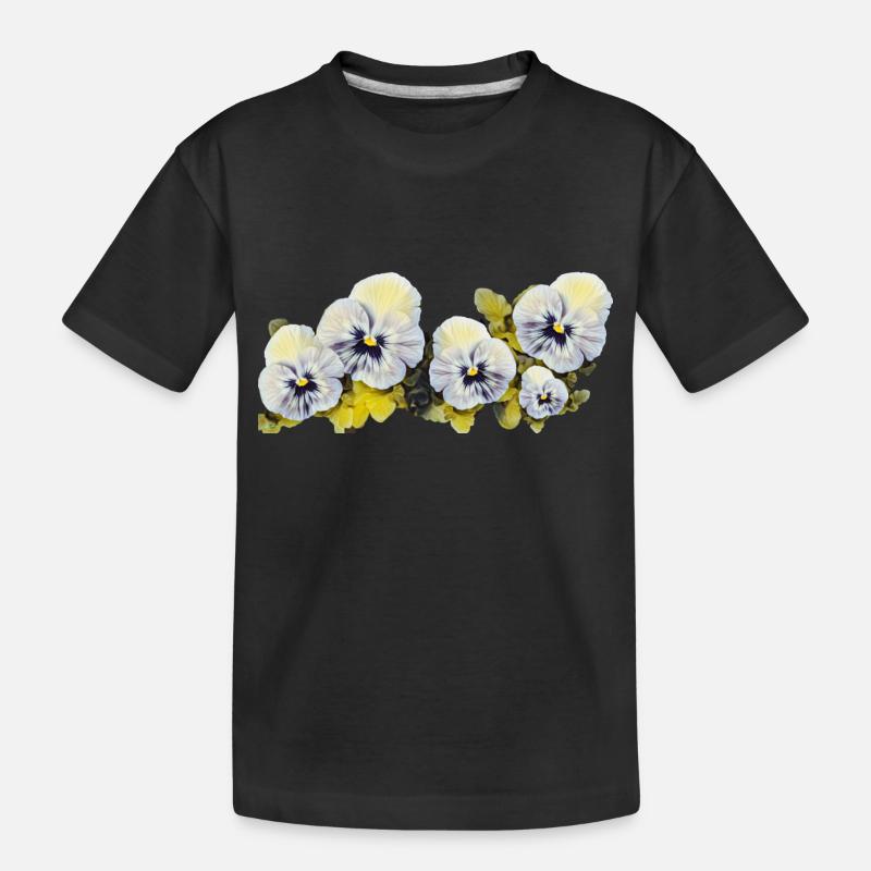 Pensées - T-shirt bio Premium Enfant - noir