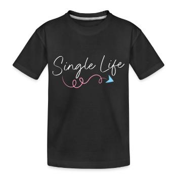 Solo Bachelor - Kids' Premium Organic T-Shirt - black - Front