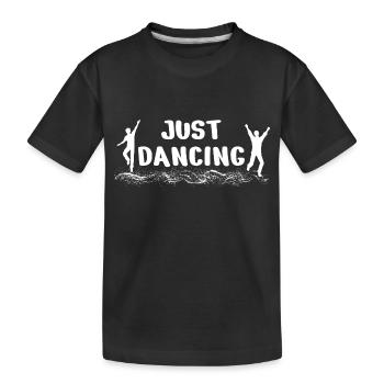 Danse Musique de danse - T-shirt bio Premium Enfant - noir - Devant