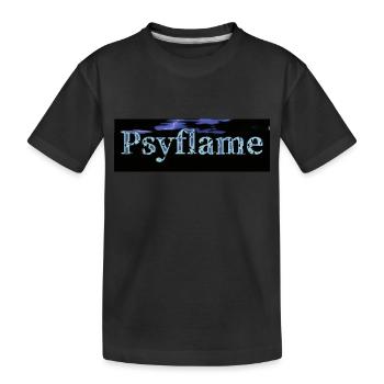 Psyflame Fanartikel - Kinder Premium Bio T-Shirt - Schwarz - Vorne