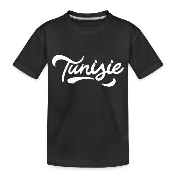 Tunisie - T-shirt bio Premium Enfant - noir - Devant