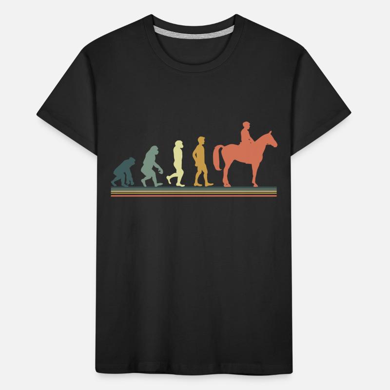 Evolution cheval T-shirt bio Premium Enfant