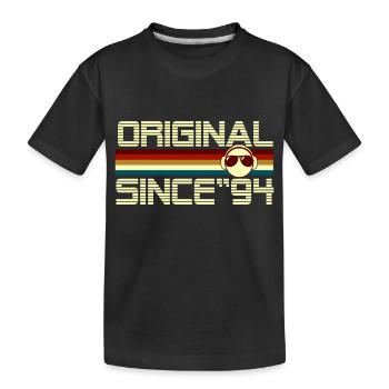 Seit 94 - Kinder Premium Bio T-Shirt - Schwarz - Vorne