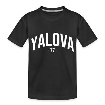 Yalova 77 Turquie Turquie Cadeau Vacances Yalovali - T-shirt bio Premium Enfant - noir - Devant