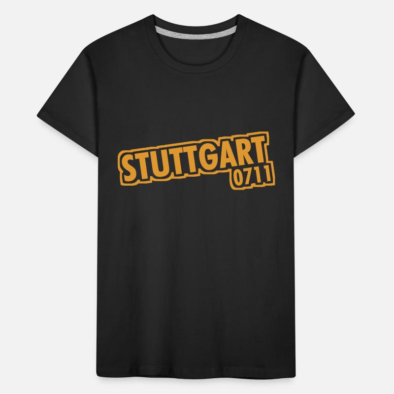Stuttgart - 0711 - Area Code - Baden-Württemberg Kids' Premium Organic T-Shirt