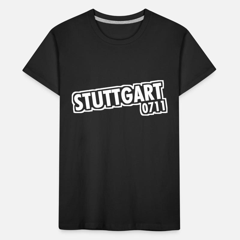 Stuttgart - 0711 - Area Code - Baden-Württemberg Kids' Premium Organic T-Shirt