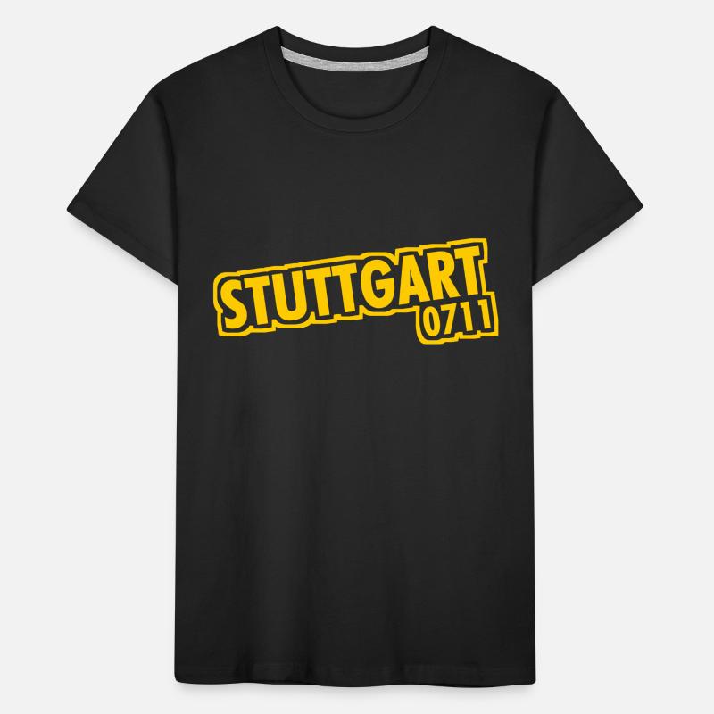 Stuttgart - 0711 - Area Code - Baden-Württemberg Kids' Premium Organic T-Shirt