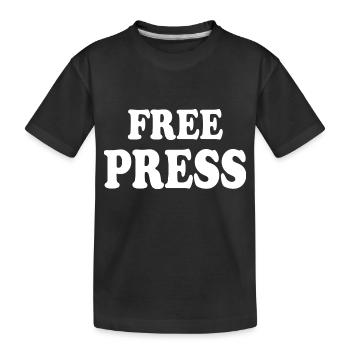 Free press - Kinder Premium Bio T-Shirt - Schwarz - Vorne