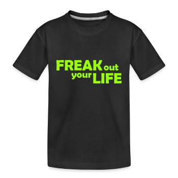Flip out your Life - Ausflippen - Ausrasten - T-shirt bio Premium Enfant - noir - Devant