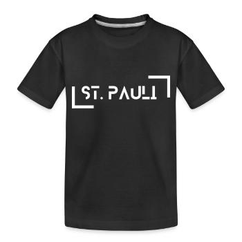 St. Pauli Spirit - Kinder Premium Bio T-Shirt - Schwarz - Vorne