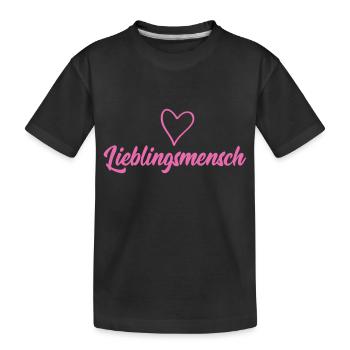 Personne préférée - T-shirt bio Premium Enfant - noir - Devant