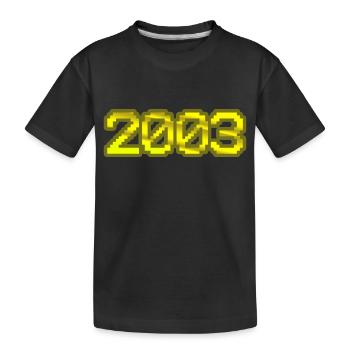 Nerd 2003 - T-shirt bio Premium Enfant - noir - Devant