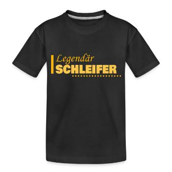 Beruf Schleifer - Kinder Premium Bio T-Shirt - Schwarz - Vorne