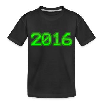 Ordinateur 2016 - T-shirt bio Premium Enfant - noir - Devant